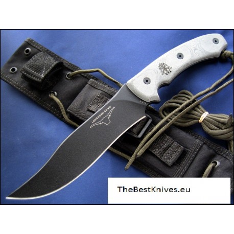 Longhorn Bowie Black River Wash Knife - TOPS Knives Tactical OPS USA