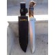 Couteau De Chasse Schrade Uncle Henry Bowie Acier 7Cr17MoV Manche Delrin SCH181UH - Livraison Gratuite