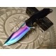 Couteau Tac Force Linerlock A/O Rainbow Lame Acier Inox Manche Alu TF858RB - Livraison Gratuite